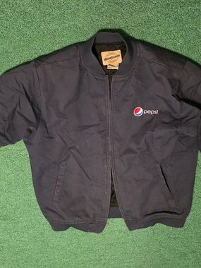 Pepsi Black Logo Bomber Jacket